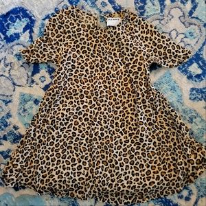 Old Navy toddler girls leopard print tunic dress